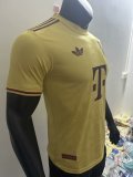 25-26 Bayern Yellow 125th Anniversary Player Version Soccer Jersey