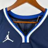 22-23 Dallas Mavericks FLAGG #32 Royal Blue Top Quality Hot Pressing NBA Jersey (Trapeze Edition)飞人版