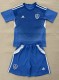 25-26 Leeds United Blue GoalKeeper Kids Soccer Jersey 1:1 Thai Quality