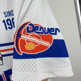 2026 Nuggets White Retro High Quality Casual T-Shirt #MN