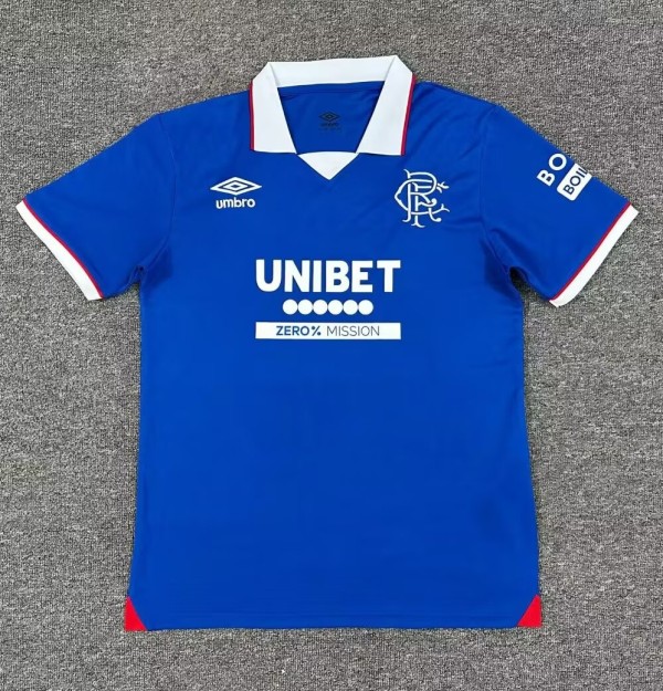 25-26 Rangers Home Fans Soccer Jersey