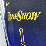 24-25 Lakers  Top Quality Hot Pressing NBA Jersey