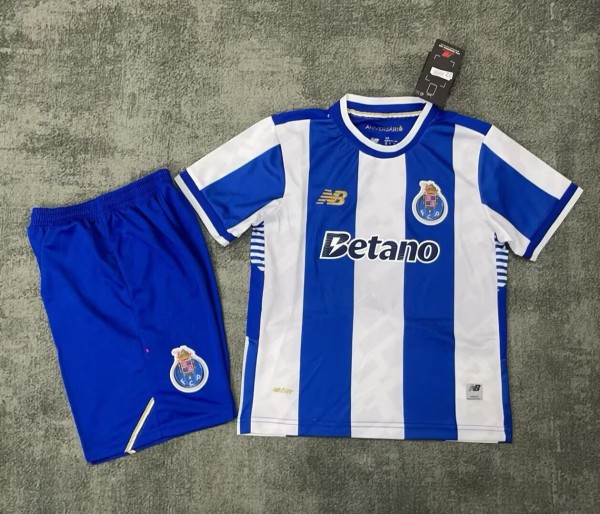25-26 Porto Home Kids Soccer Jersey