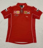 2024 F1 Ferrari New Pattern Short Sleeve Racing Suit
