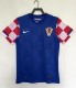 2010 Croatia Away Blue Retro Soccer Jersey