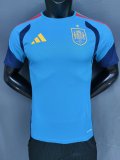 25-26 Spain Blue Player Version Training shirts