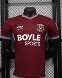 25-26 West Ham Home Player Version Soccer Jersey