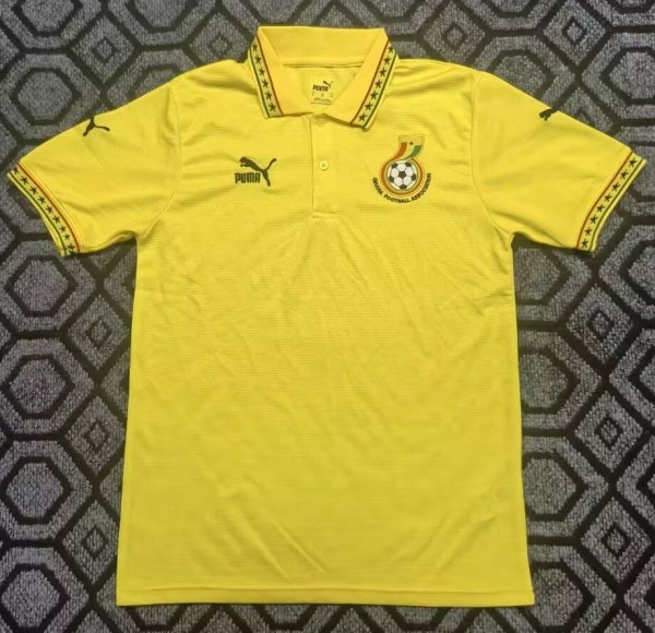 25-26 Ghana Yellow Special Edition Fans Soccer Jersey