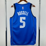 22-23 Dallas Mavericks RUSSELL #5 Blue Top Quality Hot Pressing NBA Jersey(V领)