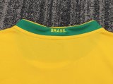 2006 Brazil Home Retro Kids Soccer Jersey