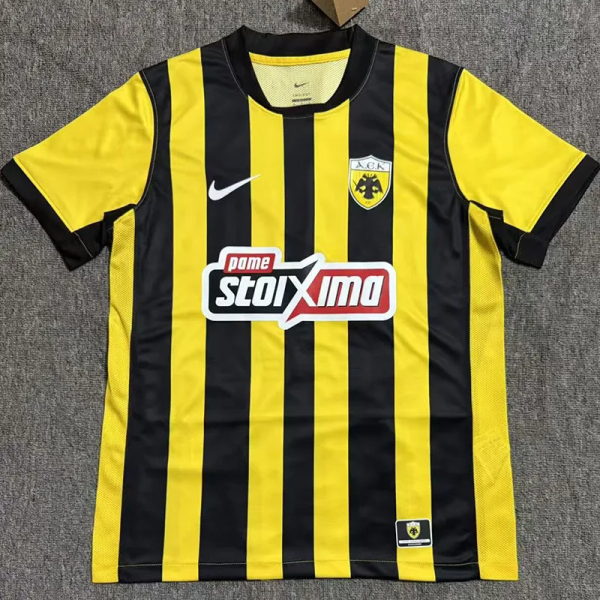25-26 AEK Athens Home Fans Soccer Jersey 1:1 Thai Quality