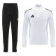 2025 AD White Half Pull Tracksuit