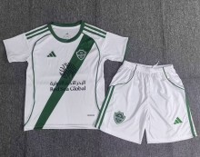25-26 Al-Ahli Saudi Home Kids Soccer Jersey