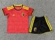 2026 World Cup Belgium Home Kids Soccer Jersey