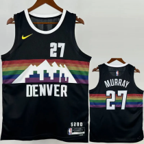25-26 Nuggets MURRAY #27 Black City Edition Top Quality Hot Pressing NBA Jersey