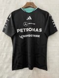 2026 F1 Benz New Pattern Short Sleeve Racing Suit