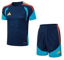 2026 AD Blue High Quality Player Version Training Short Suit (球员套装)