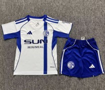25-26 Schalke 04 Away Kids Soccer Jersey
