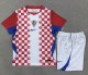 2026 Croatia Home Kids Soccer Jersey
