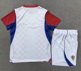 2026 Croatia Home Kids Soccer Jersey