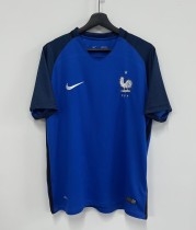 2016 France Home Retro Soccer Jersey