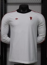 25-26 LIV White Special Edition Long Sleeve Player Version Soccer Jersey*长袖球员