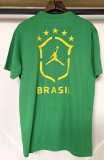 26-27 Brazil Green High Quality Casual T-Shirt 绿圆领