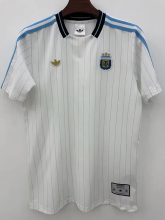 25-26 Argentina White Casual Edition Fans Training shirts