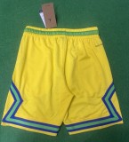 2026 Brazil Yellow Casual Version Breathable Shorts Pants