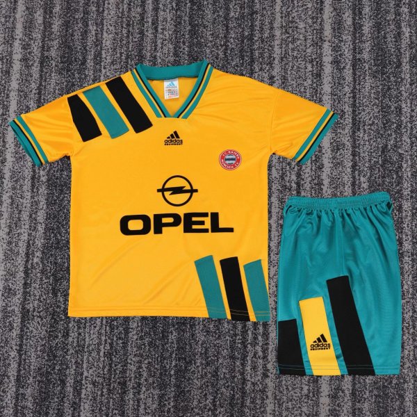1993-1995 Bayern Away Retro Kids Soccer Jersey