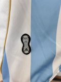 2004-2006 Argentina White Blue Hip-Hop Version Retro Soccer Jersey