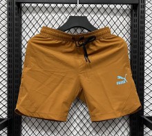 2026 PM Yellow Casual Short Pants