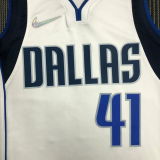 21-22 Dallas NOWITZKI #41 White 75th Anniversary Top Quality Hot Pressing NBA Jersey