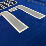 21-22 Dallas DONCIC #11 Blue 75th Anniversary Top Quality Hot Pressing NBA Jersey
