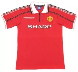 Beckham 7# 1998-1999 Man Utd Home Retro Soccer Jersey