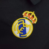 2002 RMA Centenary Away Black Retro Soccer Jersey