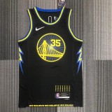 21-22 Warriors DURANT #35 Black City Edition Top Quality Hot Pressing NBA Jersey