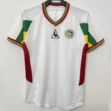 2002 Senegal White Retro Soccer Jersey