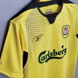2004-2005 LIV AwayYellow Retro Soccer Jersey