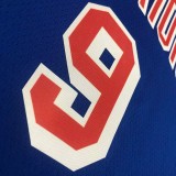 WARRIORS IGUODALA #9 Blue 75th Anniversary Retro NBA Jersey