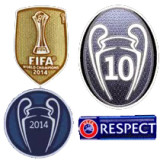 2014-2015 RMA Third Black Long Sleeve Retro Soccer Jersey