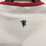 2013-2014 Man Utd Away White Retro Soccer Jersey