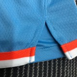 21-22 Clippers Blue City Edition Top Quality TrainingPants