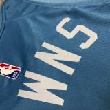 2019-20 Timberwolves TOWNS #32 Sky Blue Retro Top Quality Hot Pressing NBA Jersey