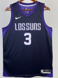 2017-18 SUNS PAUL #3 Royal Blue City Edition Top Quality Hot Pressing NBA Jersey