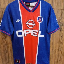 1995-1996 PSG Paris Home Retro Soccer Jersey
