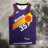 SUNS DURANT #35 Purple Retro Top Quality Hot Pressing NBA Jersey