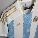 21-22 Argentina Home Maradona Commemorative Edition Soccer Jersey