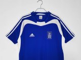 2004 Greece Home Retro Soccer Jersey