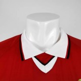 1999-2000 Man Utd Home Long Sleeve Retro Soccer Jersey(决赛版)